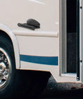Sturdy Nylon RV Door Catch Holders For Motorhomes Trailers Camper Van Retainers With Heavy Duty Pressure Resistance on RV door.