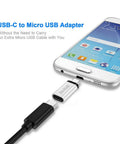 USB C To Micro USB OTG Adapter For Fast Data Transfer And Charging 480Mbps Compatible With FLIR One Pro Huawei Y7 Y6 P Smart.