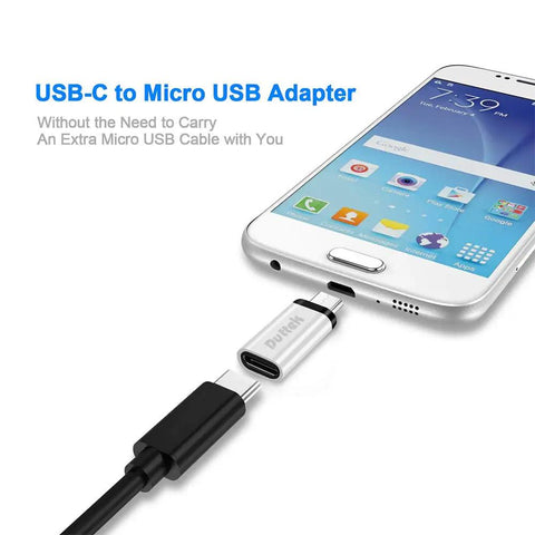 USB C To Micro USB OTG Adapter For Fast Data Transfer And Charging 480Mbps Compatible With FLIR One Pro Huawei Y7 Y6 P Smart.