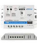 Close-up of a 5A PWM solar charge controller from 20W Monocrystalline Solar Panel And 5A PWM Charge Kit With USB 5V Output For RVs Boats And Camping