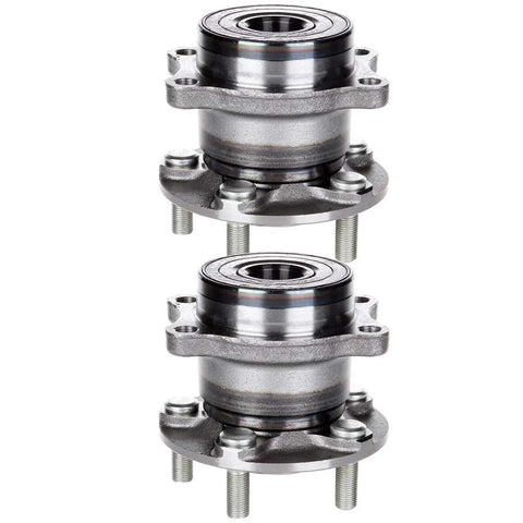Rear Right Wheel Hub and Bearing Assembly for 2010-2014 Outback and 2013-2014 WRX STI, 5-Lug, Non-ABS, 2-Pack front view