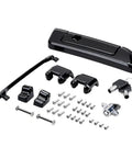 Harley Touring Trunk Lid Latch Cover Kit Billet Zinc Alloy Black With Keyhole For Stock Lock Direct Replacement set
