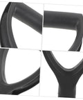 Close-up of D Shaped Shovel Handle Replacement Ergonomic Plastic Grip for Gardening Durable Lightweight Spade Handle for Planting