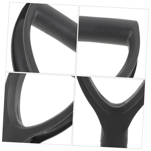 Close-up of D Shaped Shovel Handle Replacement Ergonomic Plastic Grip for Gardening Durable Lightweight Spade Handle for Planting