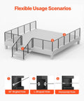 Built Solid Ready To Rock Pre Drilled Cable Railing Post Kit With 12 Holes For Level Decks And Balconies 42 Inch High showcases flexible usage scenarios for various hole types.