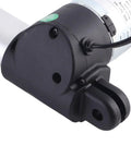 Heavy Duty Electric Linear Actuator With a Beefy 24V DC Motor and Smooth 150mm Stroke close-up of the motor mount and connector.