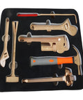 Non Sparking 16 Piece Tool Set For Explosive Environments FM Approved Beryllium Copper Safety Tools in carrying case