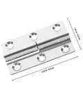 4 Pack Stainless Steel Lift Off Door Hinges For Doors, Windows, And Shoe Cabinets, Built Tough Heavy Duty Hardware, close-up view