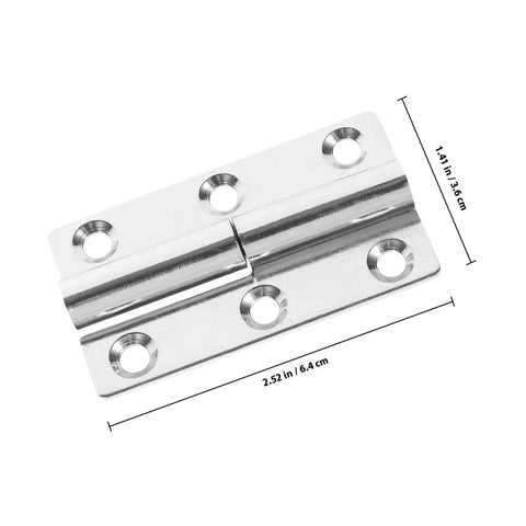 4 Pack Stainless Steel Lift Off Door Hinges For Doors, Windows, And Shoe Cabinets, Built Tough Heavy Duty Hardware, close-up view