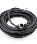 Coiled M12 A Coded 4 Pin Male To Female Actuator Sensor Cable Waterproof Aviation Connector for industrial automation