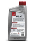 Front view of Dx3 ATF Transmission Fluid For GM Dexron III And Ford Mercon Applications, 1 Quart bottle