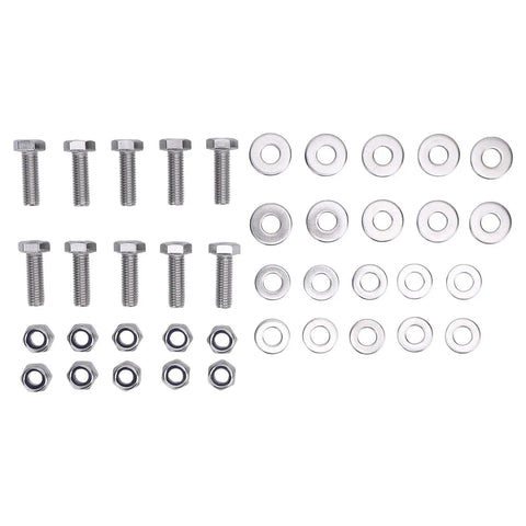 Beefy Stainless Steel Rear Crossmember Bolt Kit For Series 2 2A 3 Defender Land Rover Includes 10 Bolts 10 Lock Nuts 20 Washers