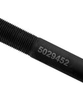 Heavy-duty black knockout draw stud replacement for hydraulic punch drivers 7646 and 7625, self-centering design for easy alignment.