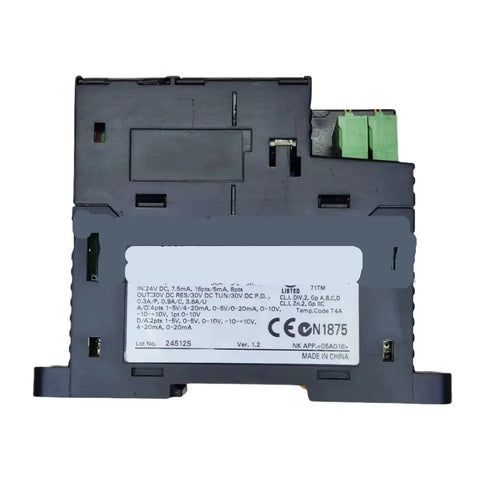 Reliable PLC Programmer for CP1H-XA40DT-D Controller with durable casing, front view, industrial automation component