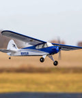 Sport Cub S 615mm RC Airplane Ready To Fly Kit With Battery And Charger All Included White And Blue Color RTF Trainer in flight
