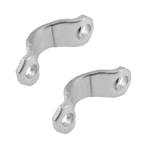 2-70-18X Bearing Strap Kit for 1310 to 1330 Series showing two metallic strap components with holes for U-Joint installation.