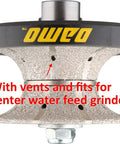 2 Inch Full Bullnose Diamond Hand Profile Wheel For Granite Concrete Marble And Countertops Hand Profiler Coarse Grit 30/40