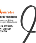 Beefy Heavy Duty 400 Piece Zip Ties Assorted Pack With Double Sided Toothed Design close-up view