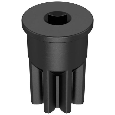 Close-up of Engine Barring Socket Wrench Tool For CAT And Mack Engines, 8-spline heavy duty pro grade, front view.