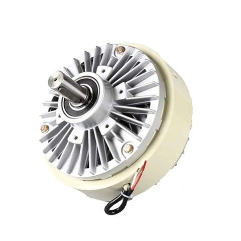 Dual Axis Magnetic Powder Clutch For 24V Motors, aluminum tension control brake, model FL100A-1, 10kg load capacity