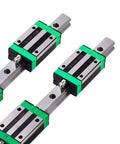 Heavy Duty HGR20 1000mm Linear Guide Rail Kit with 4 HGH20CA blocks for DIY CNC routers, lathes, and mills, shown in detail.