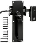 Heavy Duty Thumb Latch Self Locking Gate Latch For Wooden And Vinyl Fences 9 Inch Handle Double Sided Fence Hardware Kit