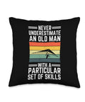 Hang Gliding Throw Pillow For Dudes And Gals Who Love Flying, Funny Hang Glider Art Gift Idea For Flight Lovers And Open Air Enthusiasts