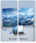 Wireless HDMI Transmitter And Receiver No Fuss Plug And Play 1080P HD Extender With 164 Feet Range in mirror and extend mode
