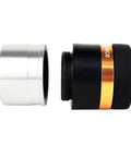 4mm Wide Angle Eyepiece For 1.25 Inch Telescopes With 62 Degree Field Of View, Aspheric HD Fully Coated Optics, black and silver design