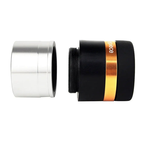 4mm Wide Angle Eyepiece For 1.25 Inch Telescopes With 62 Degree Field Of View, Aspheric HD Fully Coated Optics, black and silver design