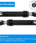 OEM Washer Shock Absorber Kit 383EER3001G Replacement For LG Washers Drop In Damper Assembly With 383EER3001J 383EER3001V 383EER3001S 383EER3001A 4901ER2003A For Quiet Smooth Performance, black washer shock absorber pair
