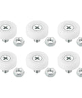 Heavy Duty 19Mm Drawer Rollers Replacement Pulley Wheels With Nuts durable POM plastic sliders for drawer installation.