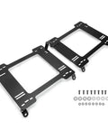 Two Race Car Seat Base Mounting Brackets With Rail Track For Civic EG CX DX EX Integra Beefed Up Heavy Duty Interior Mounting Brackets