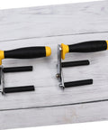 Straight Up Heavy Duty Drywall Lifter For Moving Gypsum Panels And Tile No Sweat Maneuvering handles with rubber grips and steel frame.