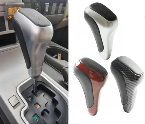 Leather Gear Shift Knob For Toyota 4Runner Tacoma TRD And Tundra 2007 2019 Non Slip ABS Shift Lever Easy Install Premium Grip