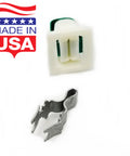 Pack Of 2 Dryer Door Catch And Latch Kit Replacement LA-1003 WE Series Parts metal latch and plastic catch component