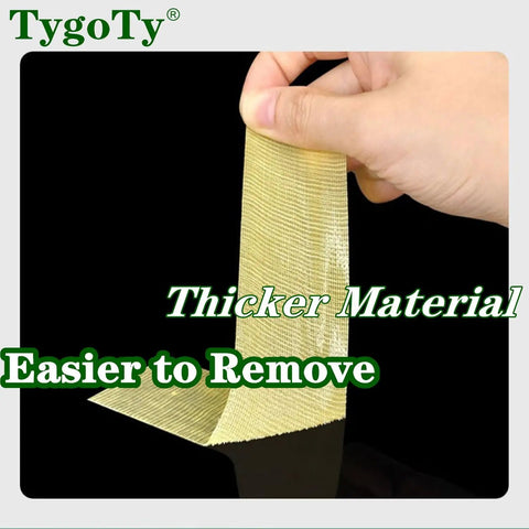 Heavy Duty Double Sided Rug Tape For Area Rugs And Hardwood Floors No Slip Residue Free 2 Inch By 10 Yards Thick Yellow Glue