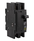 QOU260 Miniature Circuit Breaker 120/240V 60 Amp 1 Phase 4 Pole Nema 3R Rated, black plastic casing, side view