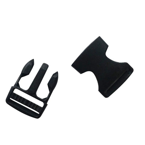 1 Inch Heavy Duty Dual Adjustable Side Release Buckles For Webbing, Flat Profile Polypropylene Quick Release Buckles, Tough Plastic Belt Strap Clasps, 20 Pack Built To Last