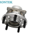 Front view of Beefed Up Rear Wheel Hub And Bearing Assembly 512492 With ABS For Hyundai Veloster 2012 2017 Elantra 2011 2016 Elantra