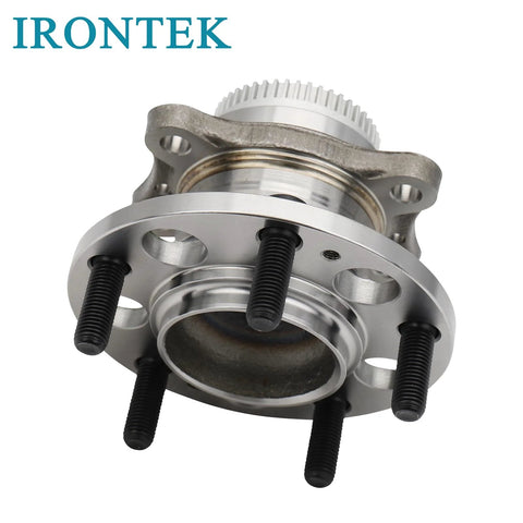 Front view of Beefed Up Rear Wheel Hub And Bearing Assembly 512492 With ABS For Hyundai Veloster 2012 2017 Elantra 2011 2016 Elantra