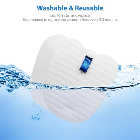 Beef Up Your Vacuum With This Rocket Vacuum Filter Replacement Set Fits HV345 HV343AMZ ZS350 ZS351 ZS352 HV320 HV321 HV322 HV324Q HV401 Six Foam And Felt Filters Plus Six Post Filters Included Part XPMFK320 1084FTV320