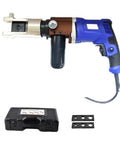 Electric Hydraulic Pliers Crimper For 16-240mm2 Copper And Aluminum Wire Cables With Ergonomic Ratcheting Design and carrying case.