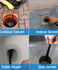 Heavy Duty Sewer Jetter Kit For Pressure Washers, 100 Ft Hose, 5800 PSI Drain Cleaner used in various sewers