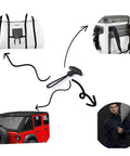 Built-To-Last T-Shape Zipper Pulls With Eco-Friendly TPU Cord Handle And Durable Nylon, Non-Slip Grip For various gear