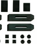 24 Piece M6 Clamp Kit Set For 3 Inch And 4 Inch Rotary Tables And Milling Tables With Epoxy Black Finish Rust Resistant Hardware