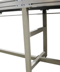 Heavy Duty PVC Conveyor Belt System With Aluminum Frame 236 By 15.7 Inch Adjustable Speed 110V 250W Industrial Grade Material