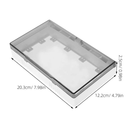 No Sweat Waterproof Outlet Covers With Heavy Duty Adhesive Strip For Quick Home Fixes Total Indoor Outdoor Weather Blocking To Keep Tiny Fingers Safe And Electrical Boxes Sealed Tight