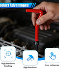 Awesome 30 Piece M6 X 1.0mm Stainless Steel Thread Repair Insert Kit For Cars That Fixes Stripped Bolts Like Magic With Hand Tools Included, red hand tool in engine