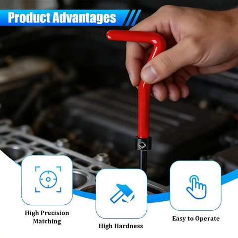 Awesome 30 Piece M6 X 1.0mm Stainless Steel Thread Repair Insert Kit For Cars That Fixes Stripped Bolts Like Magic With Hand Tools Included, red hand tool in engine